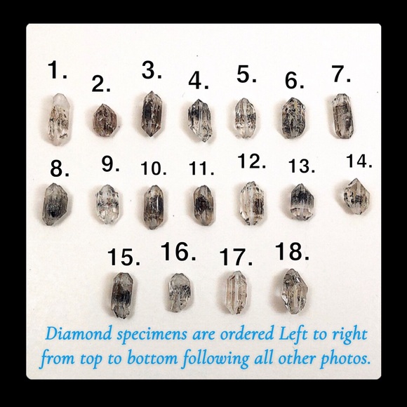 Custom Herkimer Diamond Ring Post - Picture 5 of 10